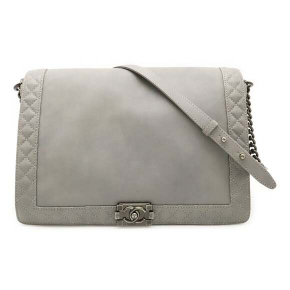 Reverso Boy Flap Bag Calfskin Large #205849C26B - Picture 1 of 9